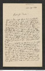 Nachlass Franz Steindachner, Brief von C. B. Klunzinger an Franz Steindachner (01.04.1879), Inv.Nr. 269.03, Seite 1